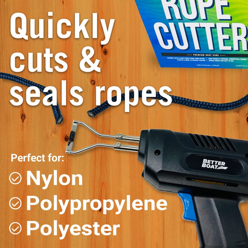 Better Boat Hot Knife Rope Cutter, Heated Nylon Strap Cutting and Sealing Tool, Marine Grade Line Cutter, Fabric Ribbon, Plastic Cutting and Sealing Tool - Image 2
