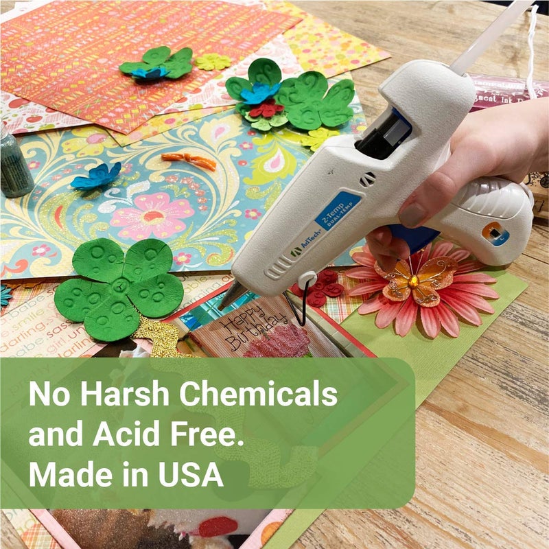 AdTech Crystal Clear Hot Glue Gun Sticks (W220-14ZIP50) â€“ Full Size Hot Glue Sticks. All-purpose glue sticks for crafting, scrapbooking & more. 50 pieces. Length: 4â€ Diameter: .44â€. - Image 4