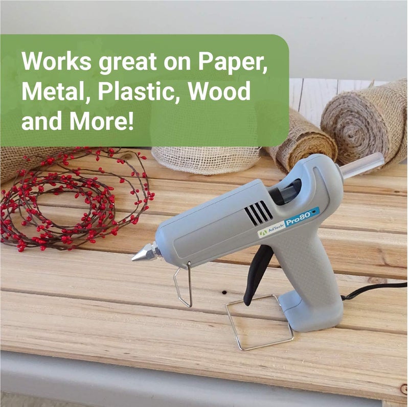 AdTech Crystal Clear Hot Glue Gun Sticks (W220-14ZIP50) â€“ Full Size Hot Glue Sticks. All-purpose glue sticks for crafting, scrapbooking & more. 50 pieces. Length: 4â€ Diameter: .44â€. - Image 2