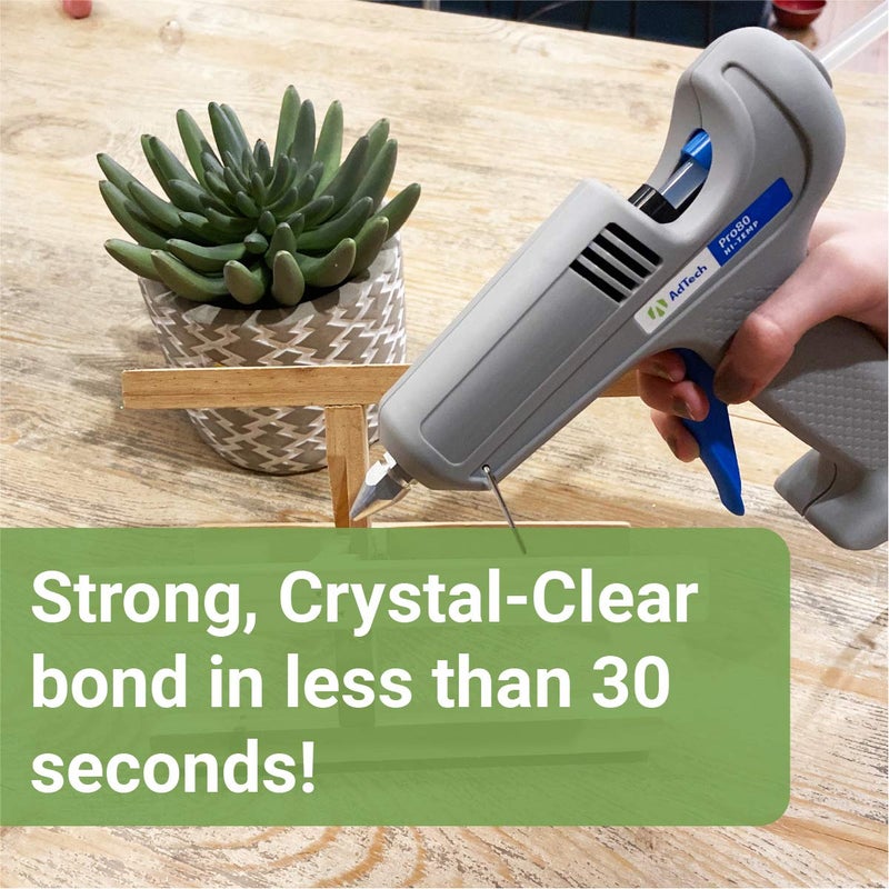AdTech Crystal Clear Hot Glue Gun Sticks (W220-14ZIP50) â€“ Full Size Hot Glue Sticks. All-purpose glue sticks for crafting, scrapbooking & more. 50 pieces. Length: 4â€ Diameter: .44â€. - Image 3