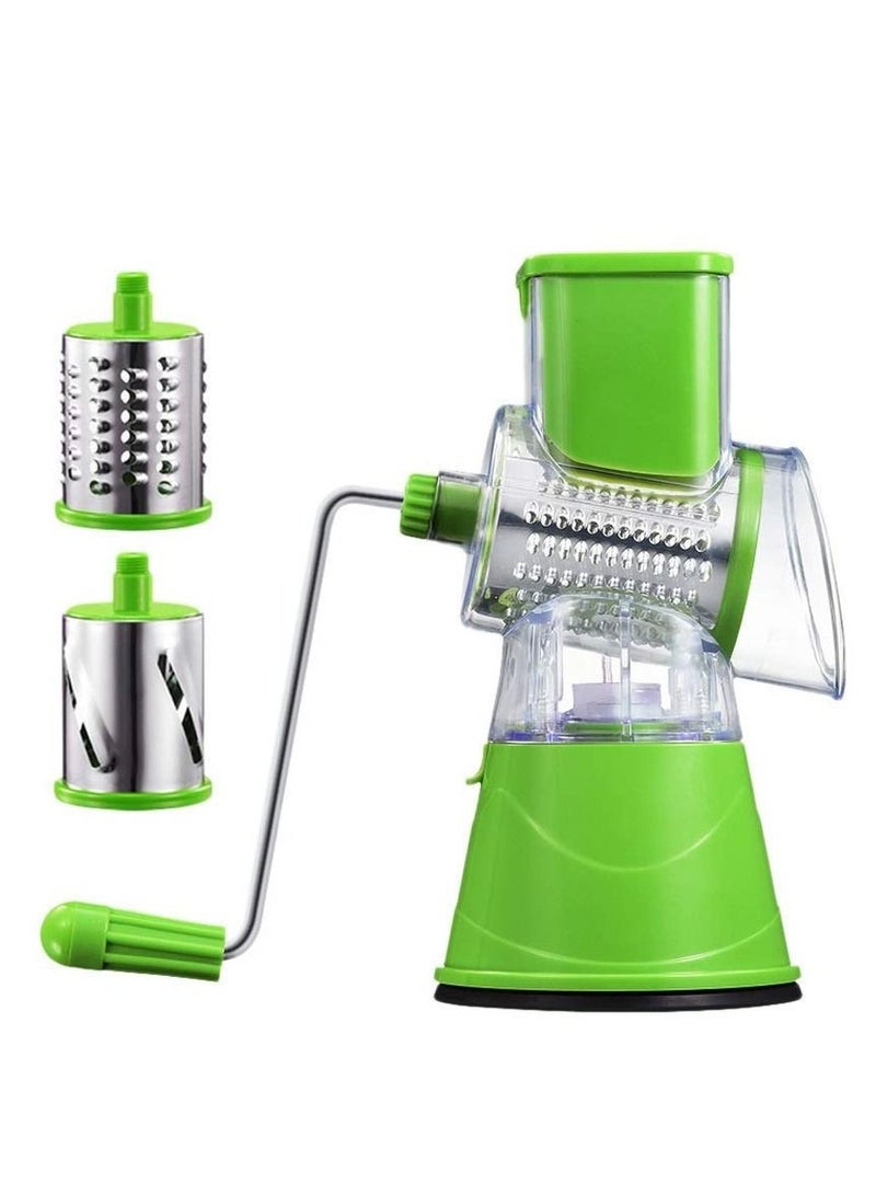 Kitchen gadget Multifunctional Manual Vegetable Spiral Slicer Chopper Roller Slicer Cheese Grater Clever Cutter Kitchen Tools  - Image 1