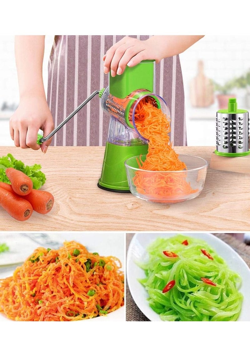 Kitchen gadget Multifunctional Manual Vegetable Spiral Slicer Chopper Roller Slicer Cheese Grater Clever Cutter Kitchen Tools  - Image 4