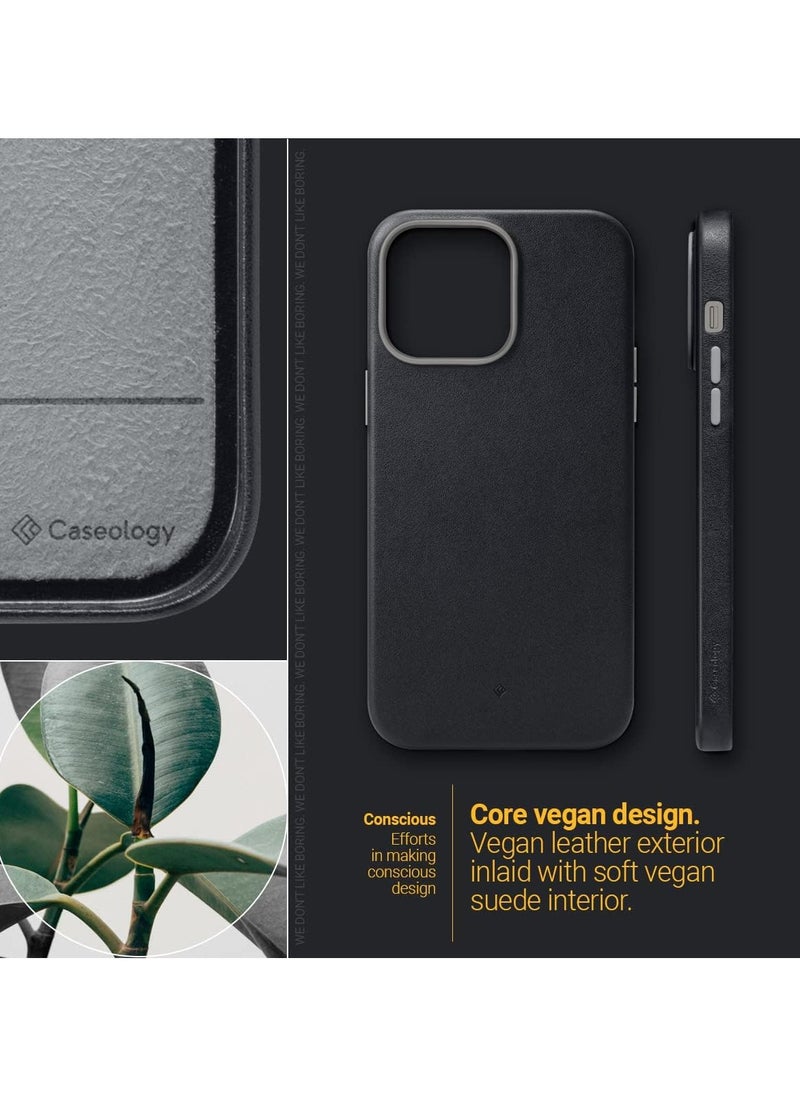 Nano Pop Mag LE iPhone 14 Pro MAX MagSafe Case Cover Vegan Leather - Black Sesame - pzsku/Z197A522110E0F70EFA41Z/45/_/1737529584/c298653b-fb2e-44c2-b488-89ba8cc528da