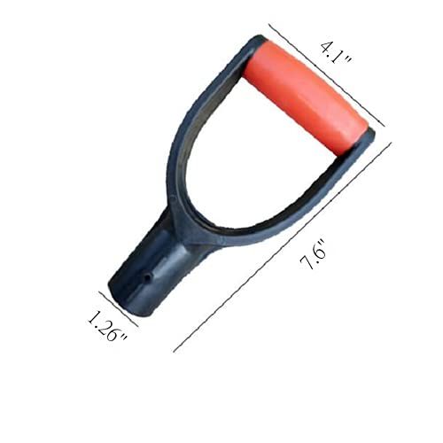 LAPXSNZD Shovel D Grip Handle,32mm/1.26" Inner Diameter PVC Shovel D Grip Handle,Replacement Handle for Digging Raking Tool 1pcs - Image 4