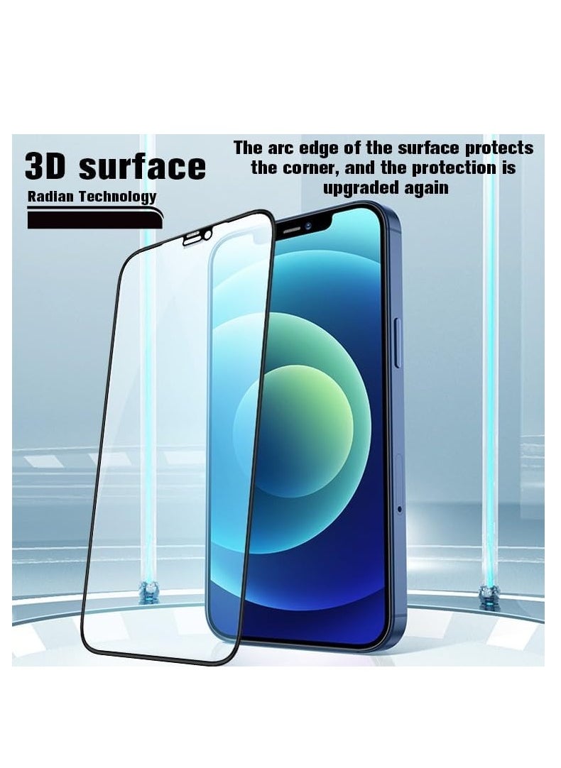 ELTRAZONE - D-Pro Privacy Balck Glass designed for iPhone 15 Pro MAX, Premium Tempered Glass - Case Friendly with Sensor Protection and 9H Scratch Proof Hardness and Edge to Edge Proyection - Image 1