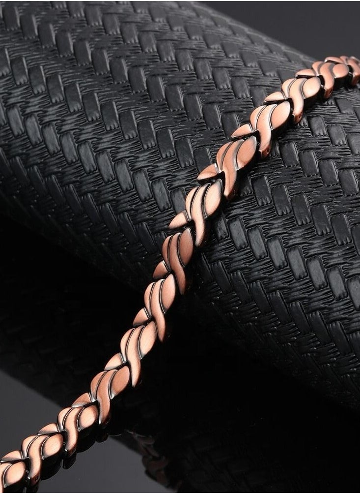 Generic - Adjustable Copper Fish Link Magnetic Bracelet for Women - Image 1