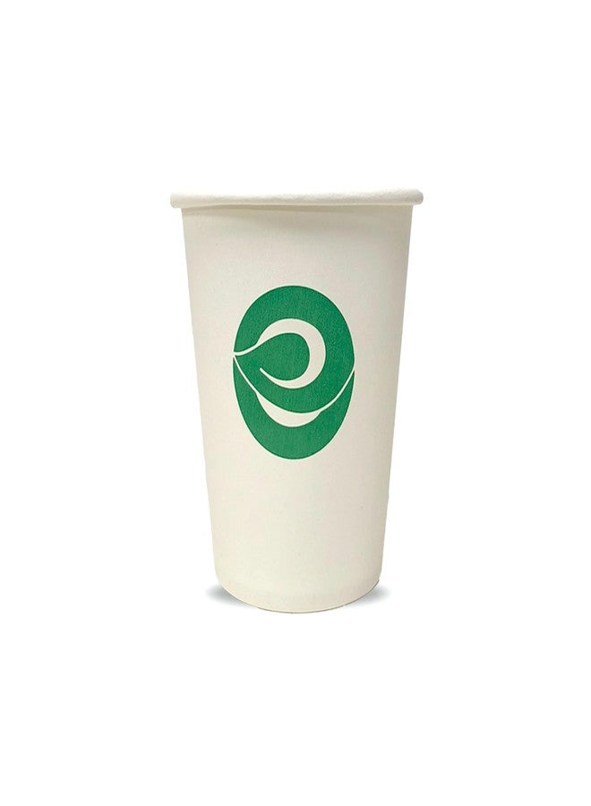 ECO SOUL | 150 ml White Disposable Paper Cups | 150ml – Pack of 100 | Disposable Paper Cups for Tea & Coffee | Biodegradable Paper | Leak-Proof & Sturdy | Perfect for Hot Drinks | White - Image 1