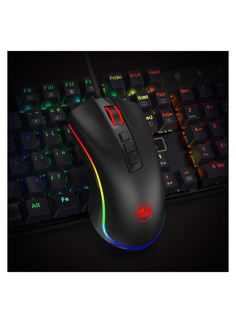REDRAGON - M711 COBRA Gaming Mouse with 16.8 Million RGB Color Backlit - Image 1