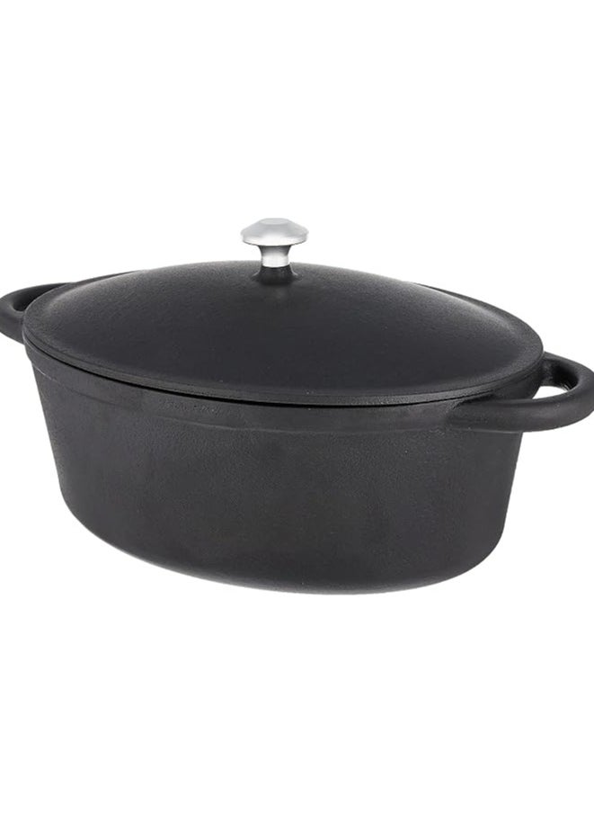 ALMA Cast iron oval pot , size 27cm 1 Count  - Image 1