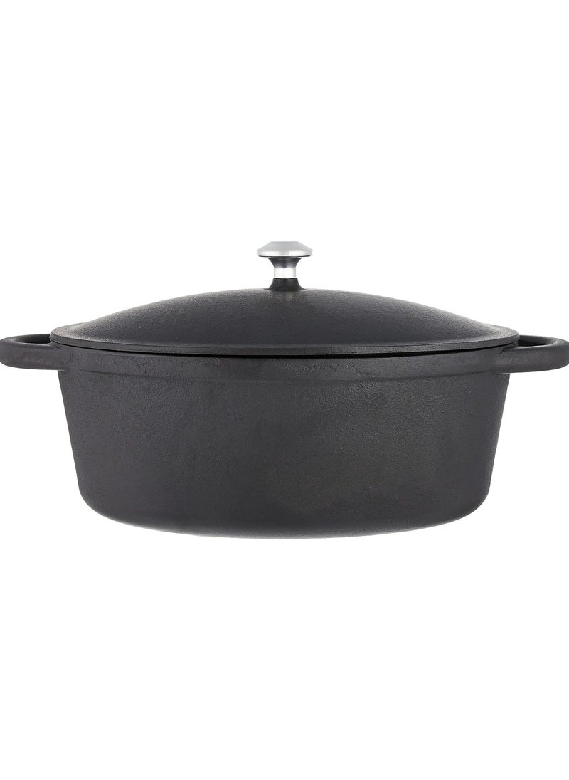 ALMA Cast iron oval pot , size 27cm 1 Count  - Image 2
