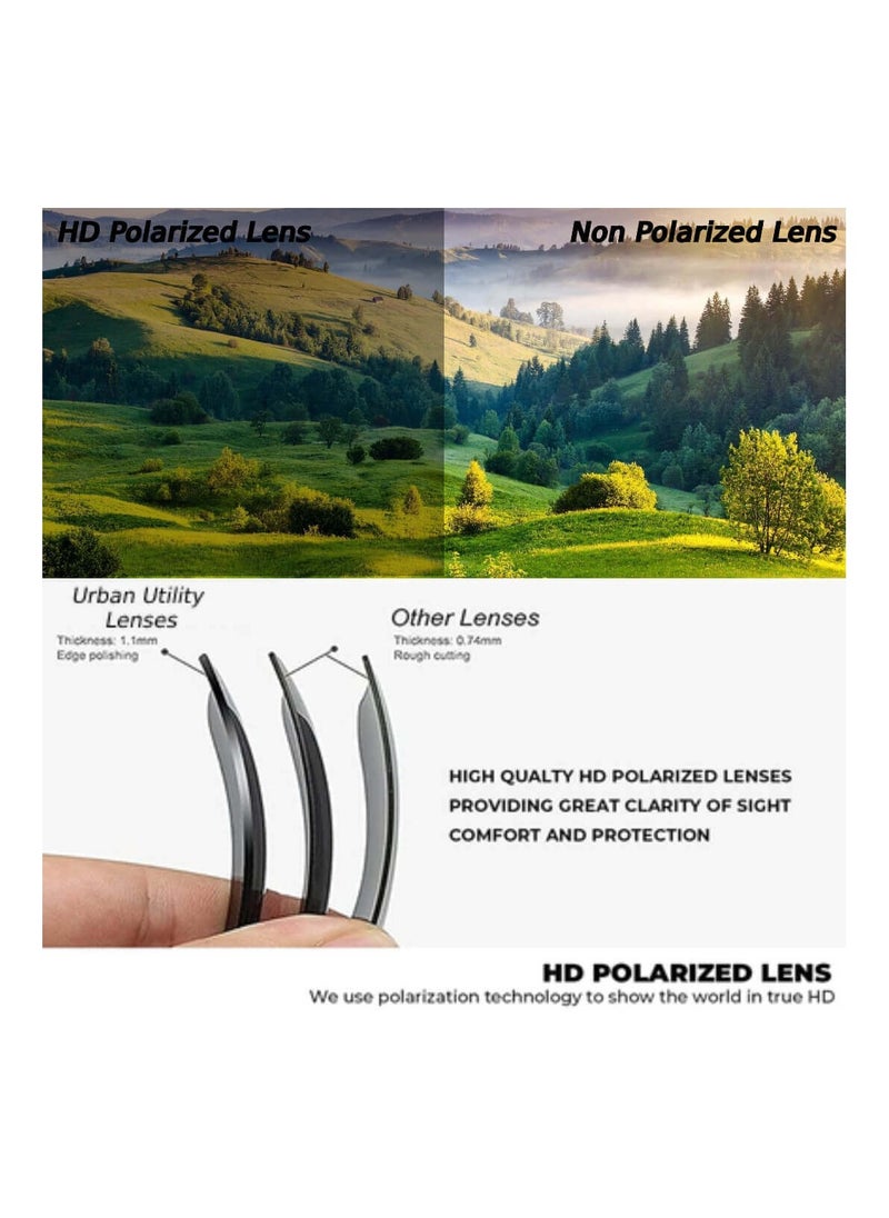 Urban Utility - Urban Elegance - Elevate Your Style with Trendsetting Men's Sunglasses: Stylish Shades, UV Protection, Polarized Lenses in Dubai - Top-rated Fashion for Men with Retro Styles, Latest Trends Online UAE - Image 1