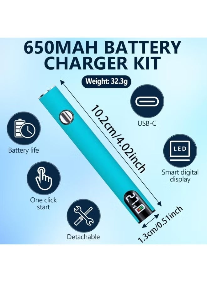 YSR VEF USB Rechargeable 650mAh Cordless Soldering Pen, New Portable 510 Thread Battery Pen, LED Digital Display, Adjustable Temperature Soldering Kit for Home Appliance Repair - Image 3