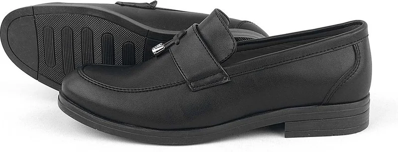 راكربلاس Loafer Black Boys Classic Kids Shoes
