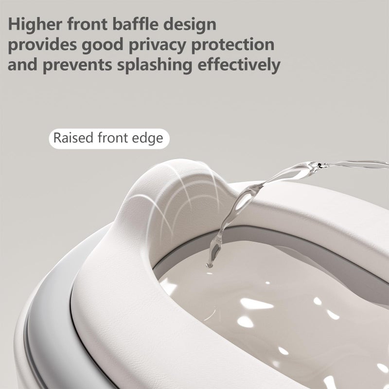 Kindsgut Toddler Potty Toilet for Baby 3-in-1 Training Seat, Potty Chair for kids Portable Removable Seat with Sturdy Step Stool, Splash Guard & Comfortable Backrest, Bowl Easy to Clean - Image 4