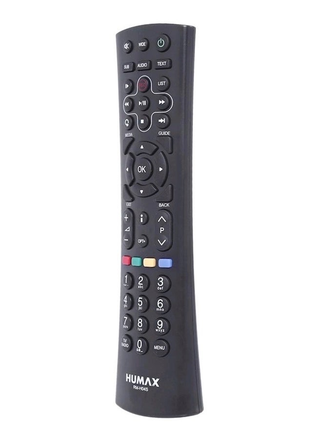 Humax Satellite Receiver Remote Control Black 