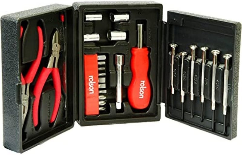 Rolson 36039 25 pc Mini Tri Fold Tool Kit - Image 1