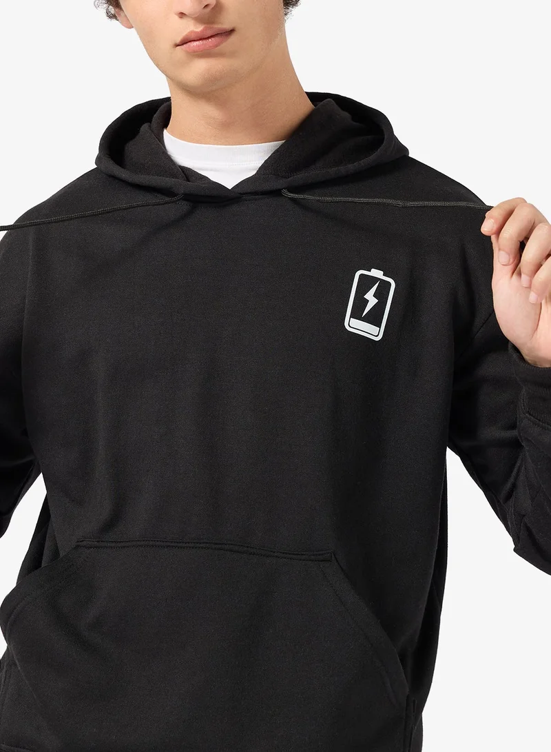 Seventy Five Basics  Regular Fit Hoodie for Men | Best Price UAE