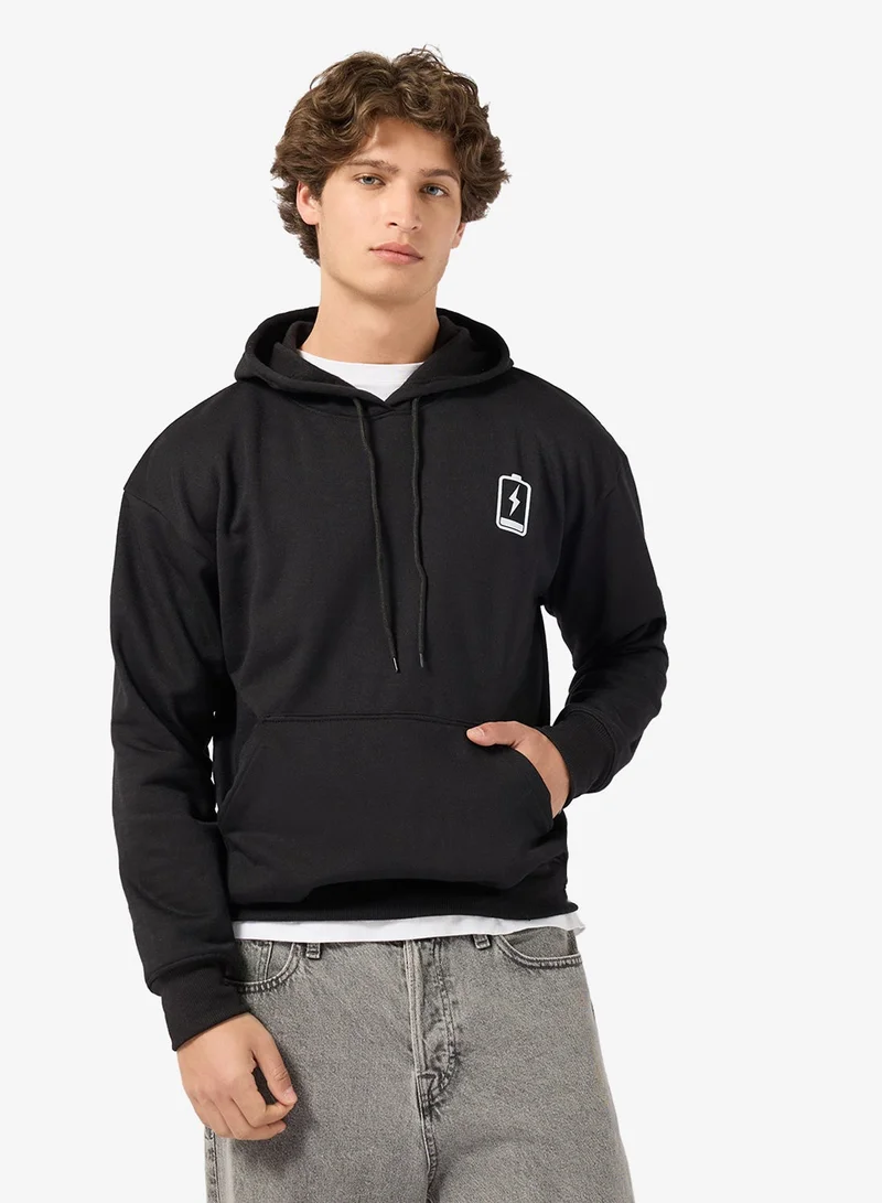 سفنتي فايف بيسيكس هودي بقصة عادية