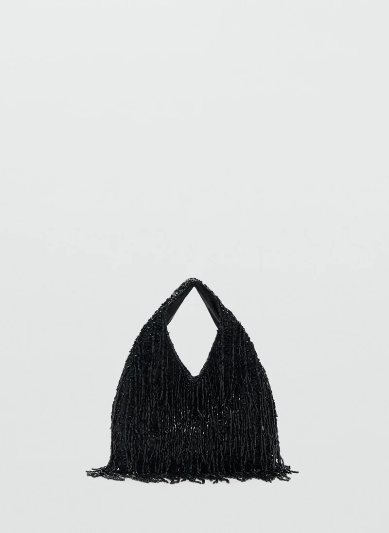 مانجو Fringed handbag