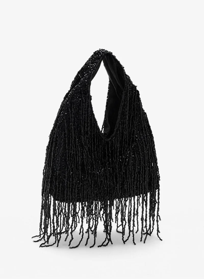 مانجو Fringed handbag