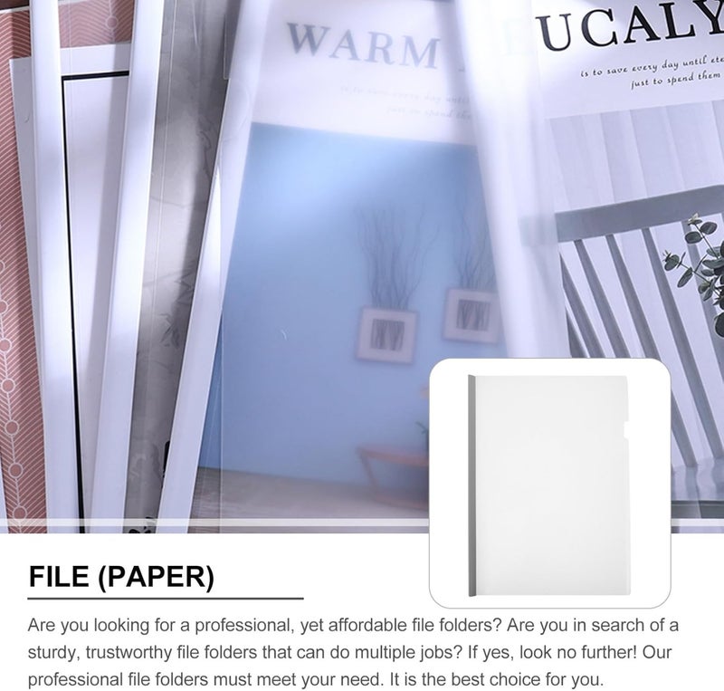 Wear resistant Healeved 20pcs A4 Document Folders with Triangular Pull Rods, Gray-White Multipurpose File Holders, Fixing Clamp Paper Organizer for Report Storage and Office Filing Gulf climate fit Integrated local logistics Global trendy simple build Foldable Space saving Carefully selected material Main road full logistics cover Repeated detach compatible build Locally packed stock Ventilated design All-scene tailored quality Ready order processing Long lifespan Repeated use resistant selected material All usage compatible Balanced universal design Ergonomic build In-house warehouse packing Various fittings Bulk order available stock Multi-use well-engineered build Durability boost selected material Good ventilation Repeated assemble detach compatible - Image 3