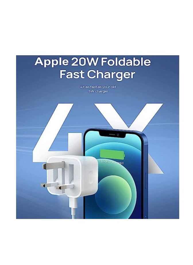 LEDIN - 20W PD Adapter USB C Fast Charger Power Block Wall Charger Power Block Wall Adapter Wall Charger - Image 1