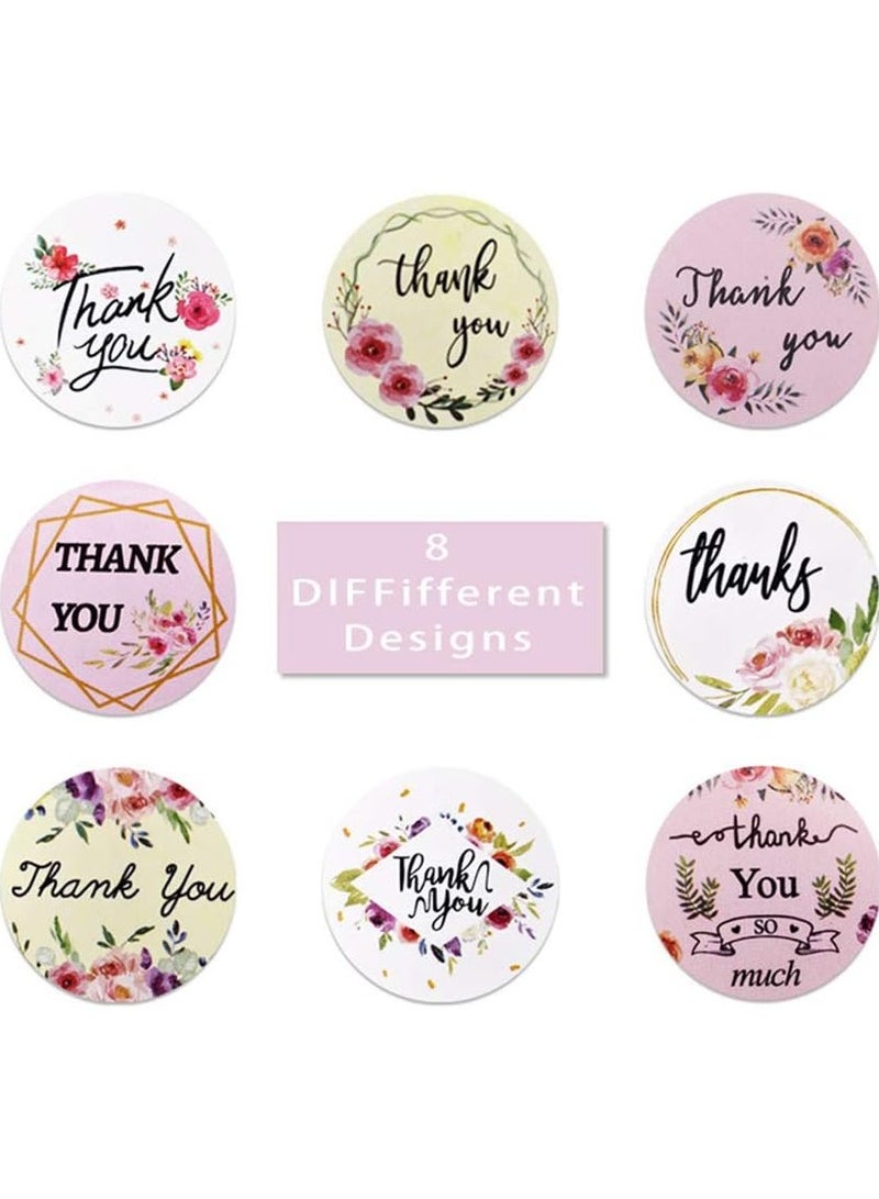 500 Pcs 1 Inch Thank You Stickers, Thank You Stickers Roll, Thank You Labels for Small Business, Handmade Goods, Greeting Cards, Business Greeting Cards, Gift Wraps - Image 2