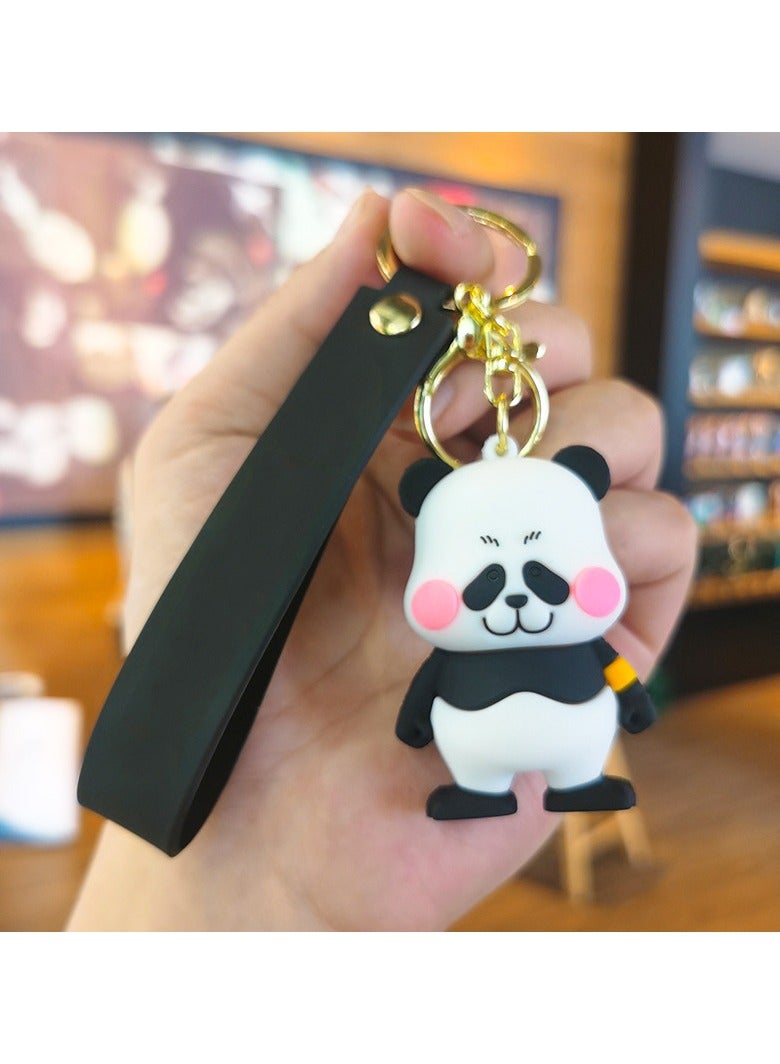 1-Piece Jujutsu Kaisen Panda Keychain Anime Key Ring Pendant