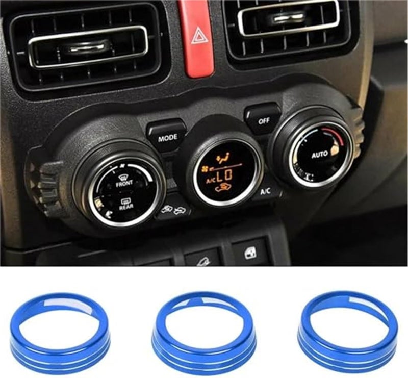 Vuzmode 3pcs AC Knob Cover for Jimny 2019-2020 - Image 3