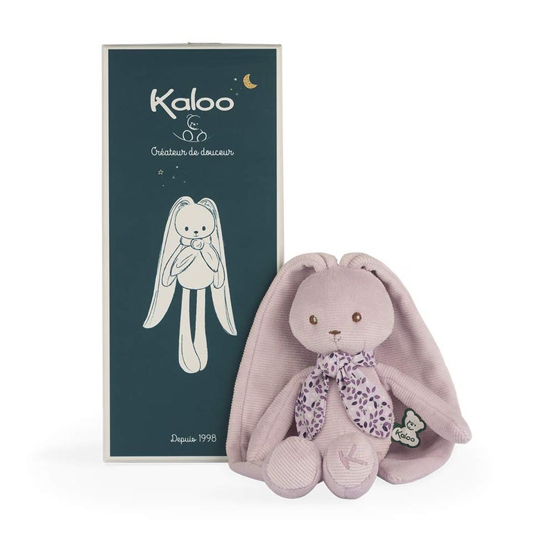Kaloo Lapinoo My First Friend Corduroy Rabbit Machine Washable 10 Tall in Gift Box Pink Ages 0 K969940 - Image 2