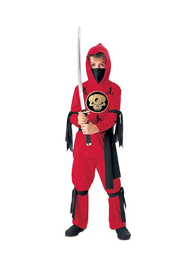 Rubies Rubie's Halloween Concepts Child's Red Ninja Costume, Small