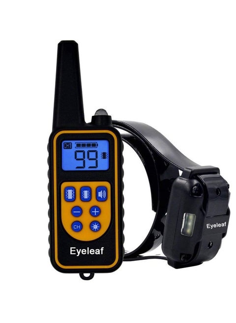 Top-Newest Dog Training Collar, No Shock Vibrating Dog Collar with Remote Control Vibration/Beep Mode Dog Barking Collar for Home Dog Training Device, Waterproof and 500 Yards Range