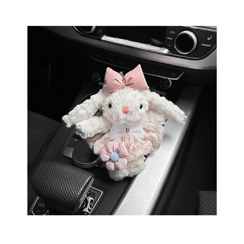 Y&D Be Creative Animal Plush Toys Droopy Ears Bunny Plush Doll Cartoon Doll Long Ears Doll Keychain Bag Pendant - Image 2