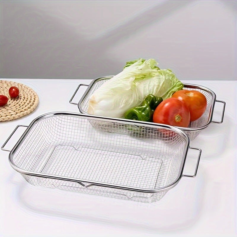 1pc, Stainless Steel Sink Drain Basket, Retractable Kitchen Sink Vegetable And Fruit Drain Rack, Sink Storage Rack, Dish Rack - Image 5