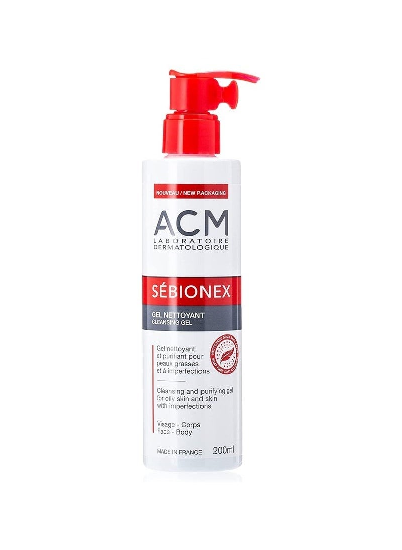 ACM ACM Oily Skin Cleansing Kit - Sebionex Gel 200ml + Sebionex Soap 100g For Deep Cleansing And Reduced Shine  - Image 3