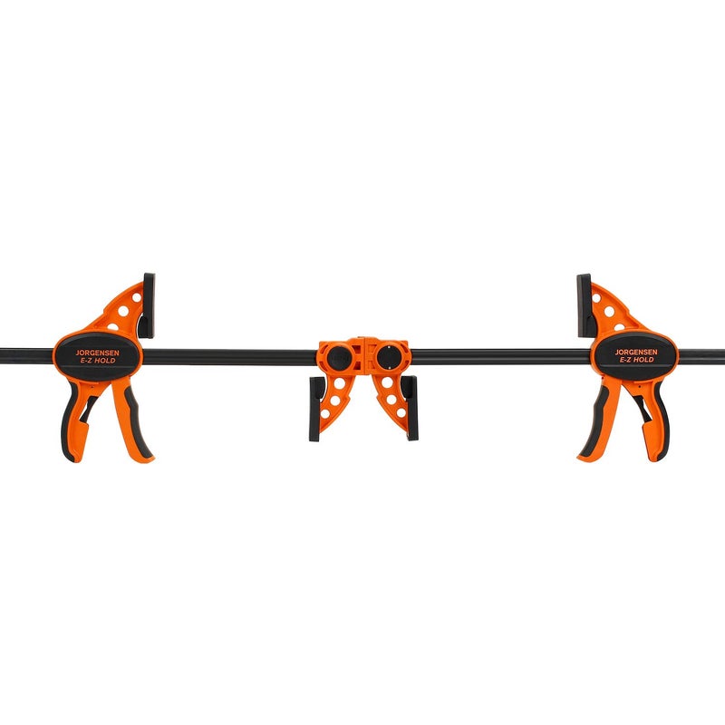 Jorgensen 24" One hand Clamp/Spreader - 2-pack, Medium Duty, E-Z Hold Bar Clamps Set - Image 4