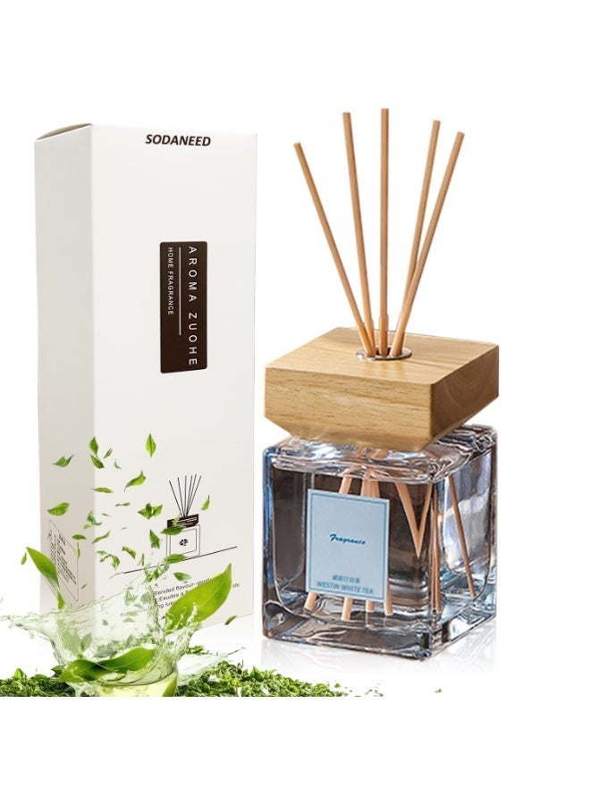 SODANEED مجموعة معطرات الهواء بالقصب سعة 200 مل، مجموعة معطرات العلاج العطري، معطرات زيت بسعة كبيرة، ديكور المنزل والمكتب والفندق، عطر السيارة، مجموعة هدايا معطرات الزيت العطرية - Image 1
