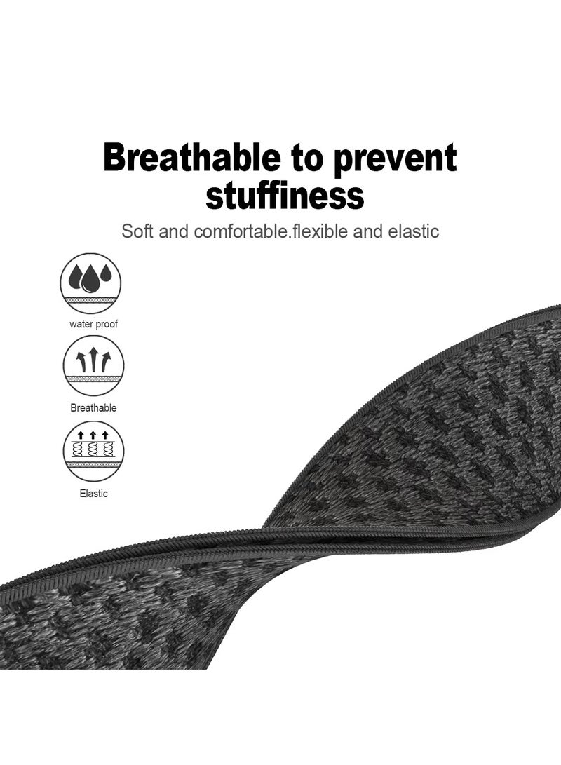 Double Color Wristband Compatible with Whoop 4.0 Straps, Adjustable Soft Sport Nylon Elastic Braided Bands Compatible with Whoop 4.0 Durable Sleep, Fitness Activity Tracker, Comfortable  Breathable - Image 4