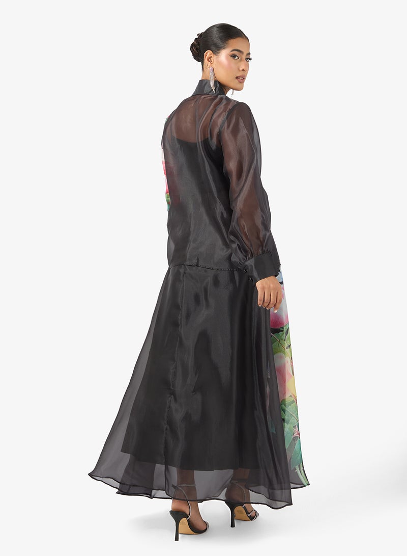 خزانة فستان بطبعة زهور - Image 2