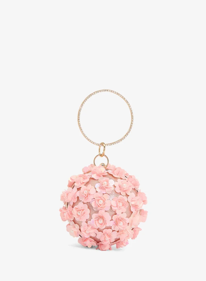 Khizana Floral Embellished Statement Clutch