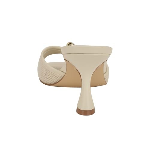 Guess Women's Dista Heeled Sandal, Ivory 150, 8 - Image 3