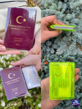 Premium Transparent Passport Case and Neon Wallet Card Holder Passport Case + Wallet For Travel - pzsku/Z197BB4A0A07E8B365E8EZ/45/1746728180/2cd94414-5634-4d76-b53c-7371ccf6e619