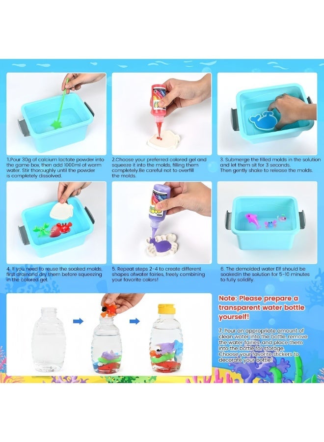 STEM DIY Kids 12-Color 60ml Magic Hydrogel Toy Set – Water-Soluble Doll Craft Set, Holiday Gift and Birthday Party Contribution - Image 5