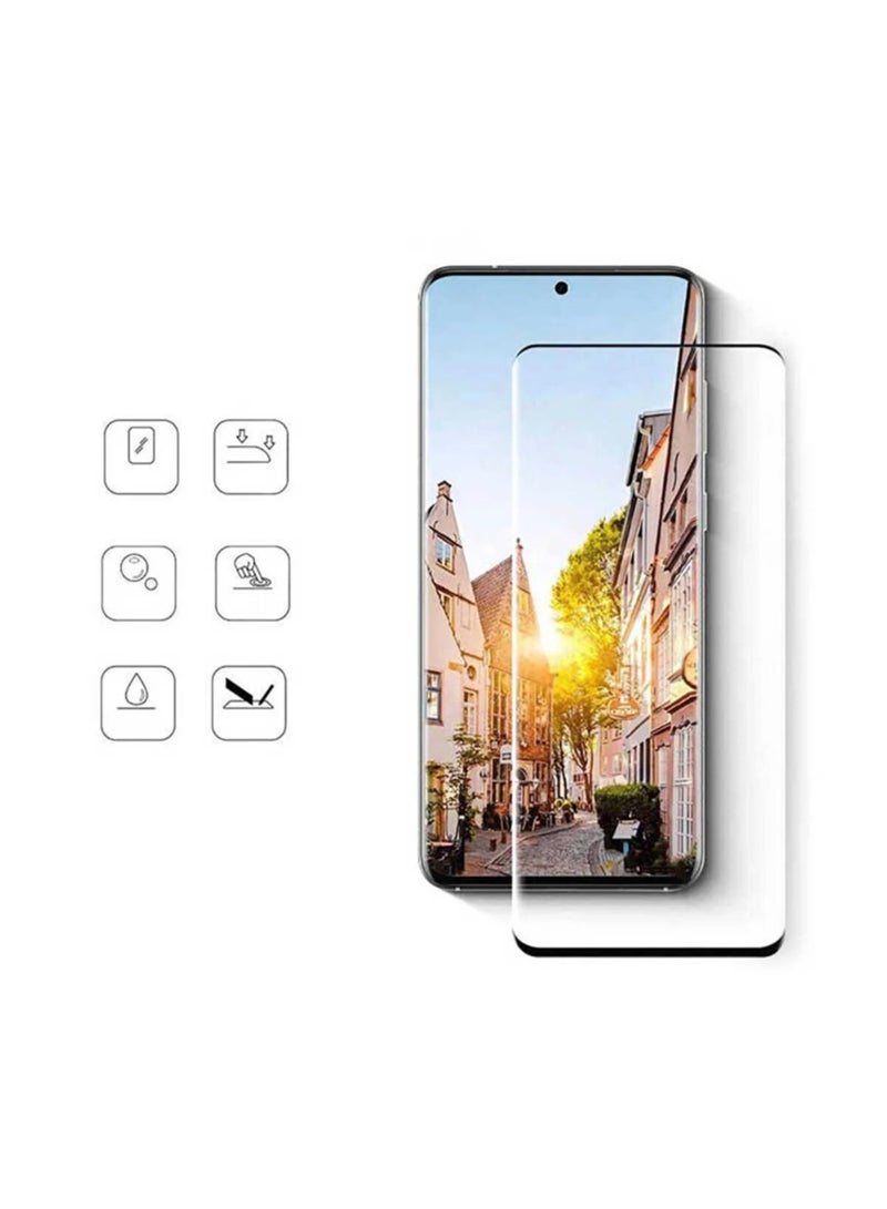 كايسلز واقي شاشة نانو 10d لسامسونج جالكسي نوت 9 (Samsung Galaxy Note 9), بتصميم منحني حماية فائقة من الحافة الى الحافة مع الوضوح الفائق والحماية ضد السقوط والخدوش، شفاف - Image 4