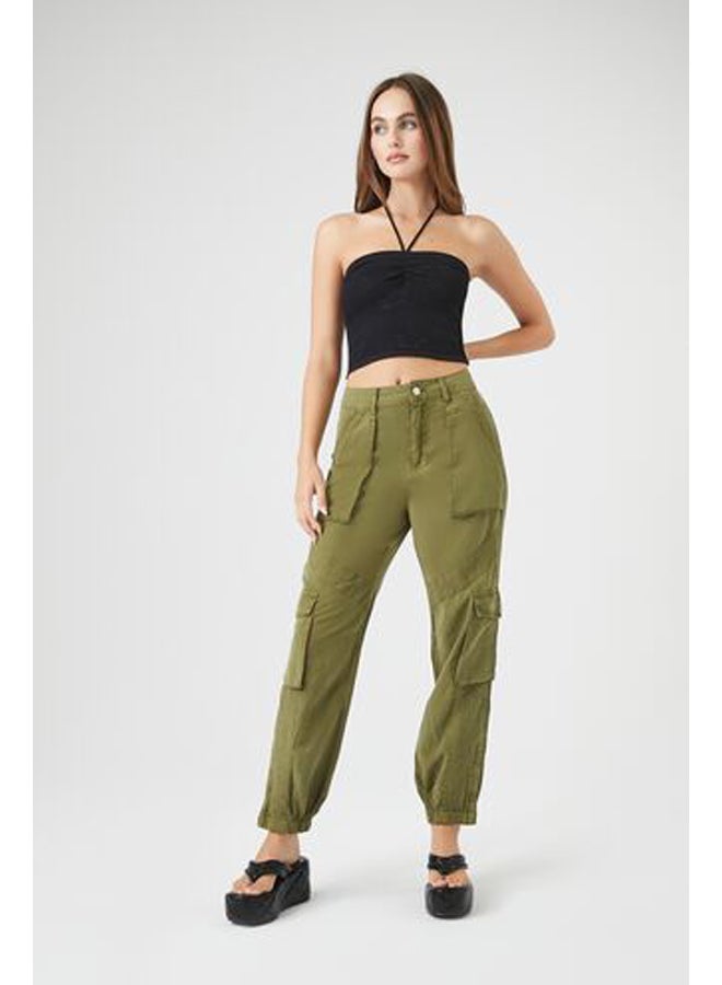 FOREVER 21 Mid-Rise Cargo Joggers - Image 1