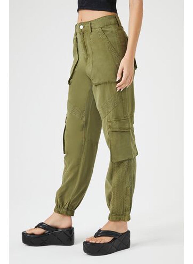 FOREVER 21 Mid-Rise Cargo Joggers - Image 3