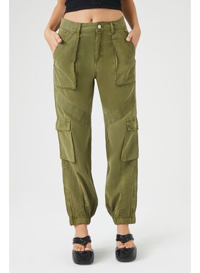 FOREVER 21 Mid-Rise Cargo Joggers - Image 2