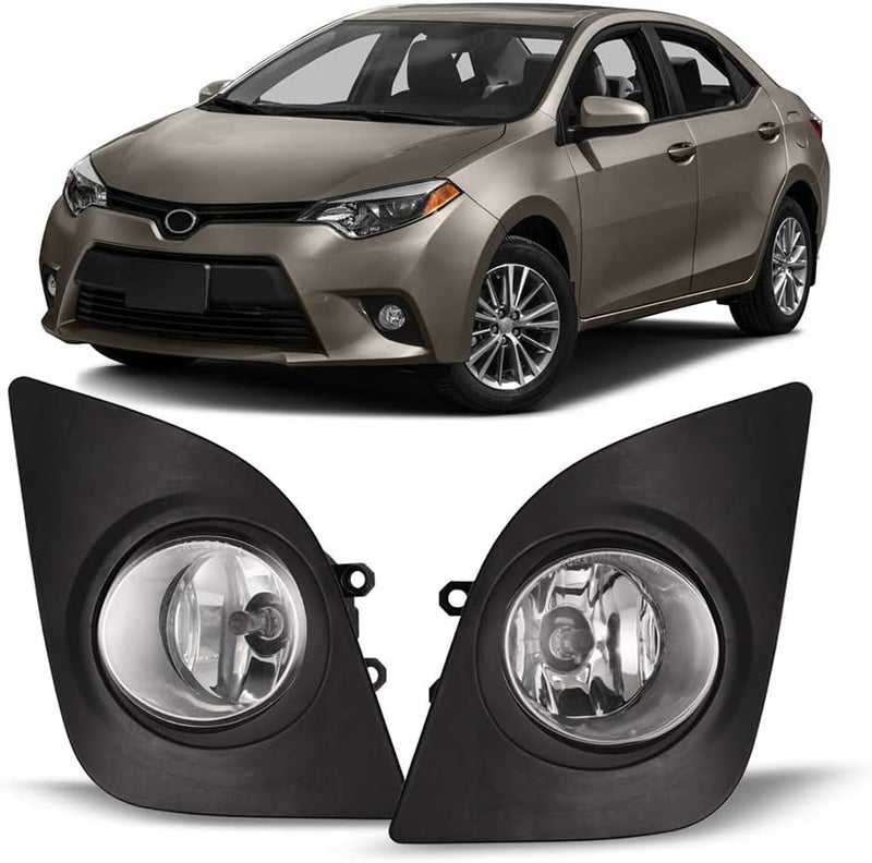 Winjet Fog Lights Kit for 2014-2016 Toyota Corolla with Switch and Wiring - Image 1