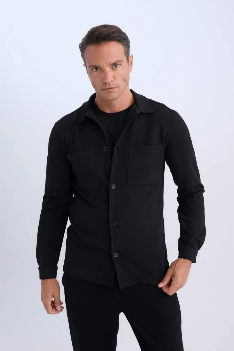 ديفاكتو Regular Fit Overshirt