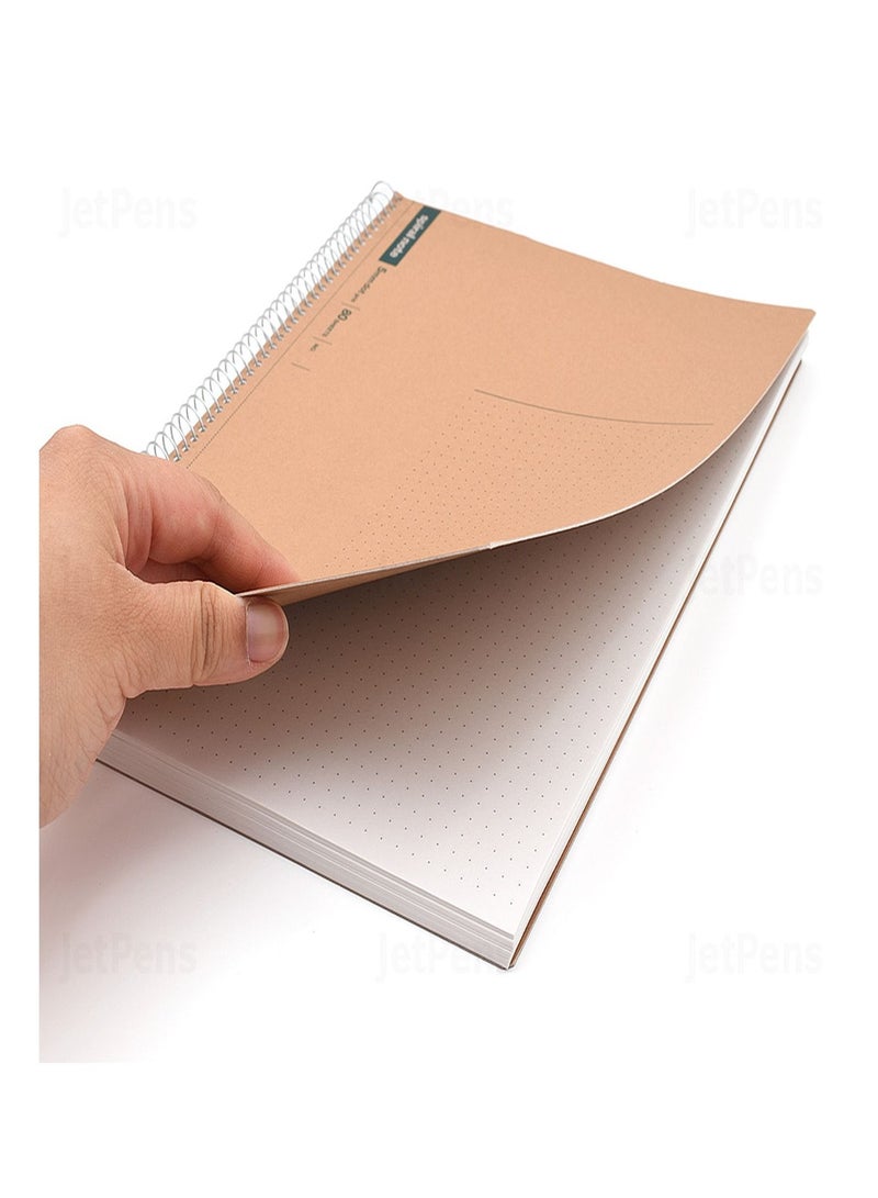 Maruman 80-Sheet Dotted Grid Lined Notebook B5 Size - Image 2